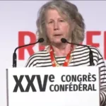 Mireille Lépine du SNAA-FO aux Congrès Confédéraux de Force Ouvrière 2022
